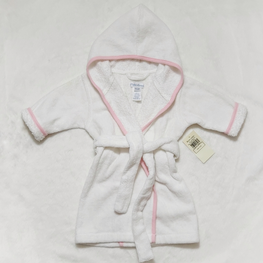 Ralph Lauren Baby Cotton Snuggly Bathrobe